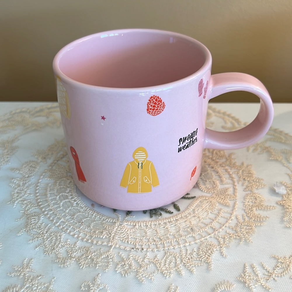 Ban.do Starbucks 2018 Limited Edition Mug 12 fl. Oz. Sweater Weather